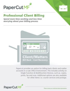 Professional Client Billing Cover, Papercut MF, CopyLady, Kyocera, KIP, Xerox, VOIP, Southwest, Florida, Fort Myers, Collier, Lee